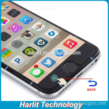 Tempered Glass Screen Protector with back return key for iPhone 6 and iPhone6 plus Glass Build in Physical Back Return Key